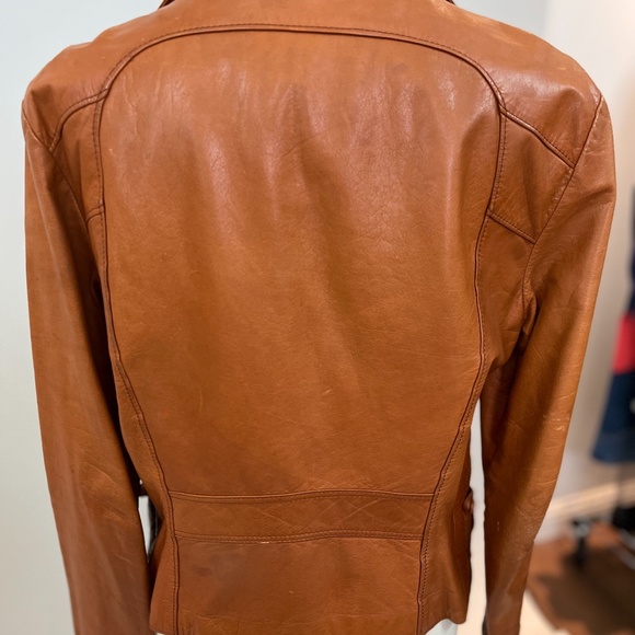1970's mens size 38 Vintage leather jacket "Crae Carlyle San Francisco" - Picture 4 of 12